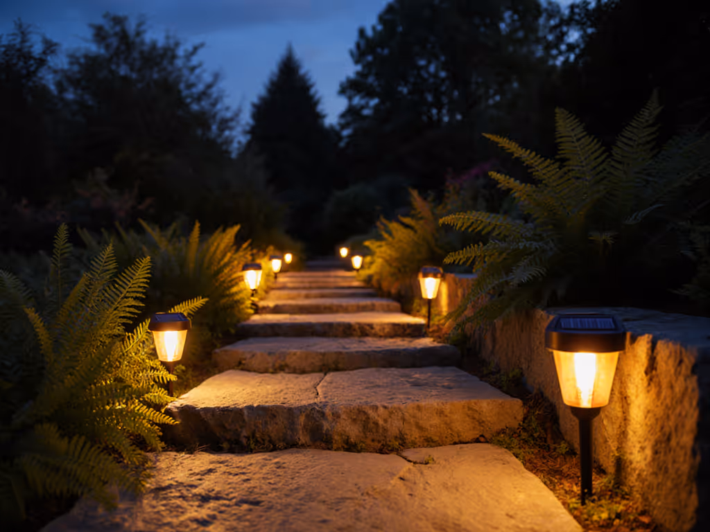 warm-colored_garden_lighting_at_dusk