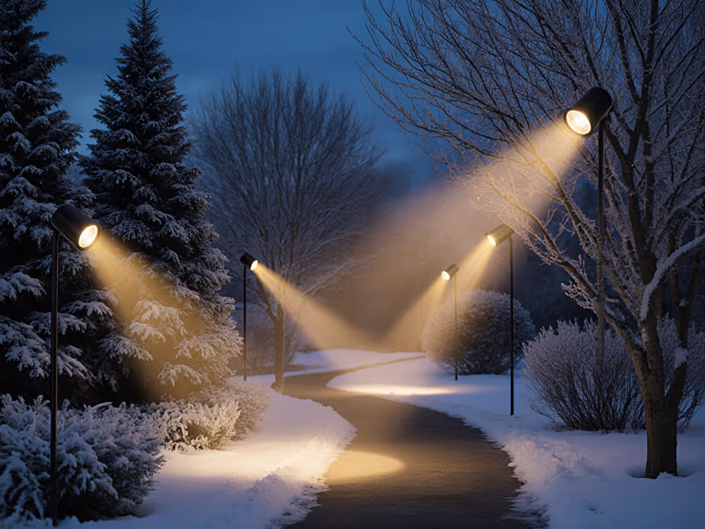 winter_garden_lighting_with_spotlights_highlighting_trees_and_paths