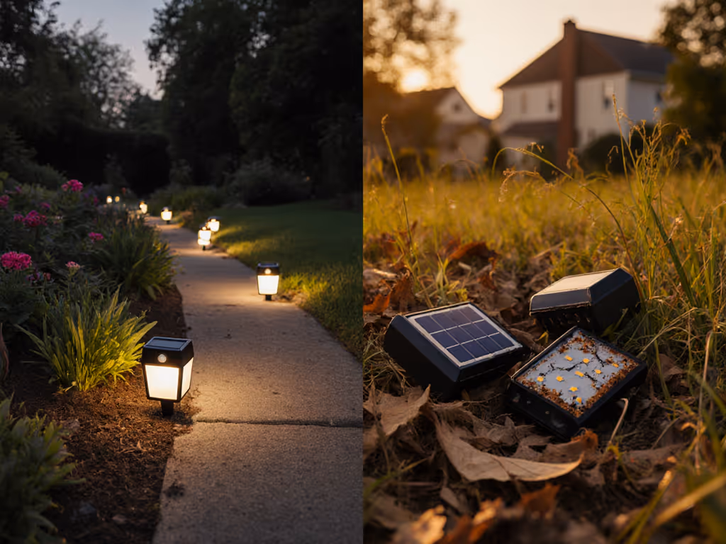 Real Environmental Impact of Solar Garden Lights