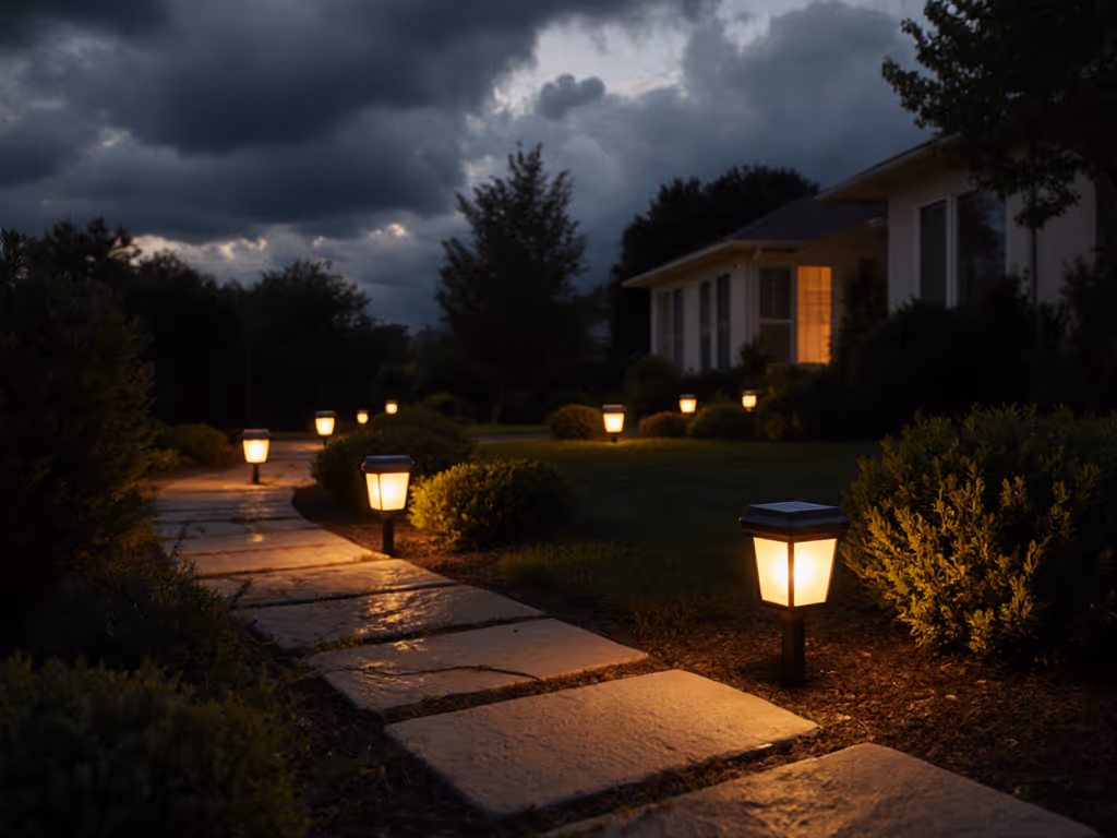 Solar Garden Lights: Reliable Math for Cloudy Days
