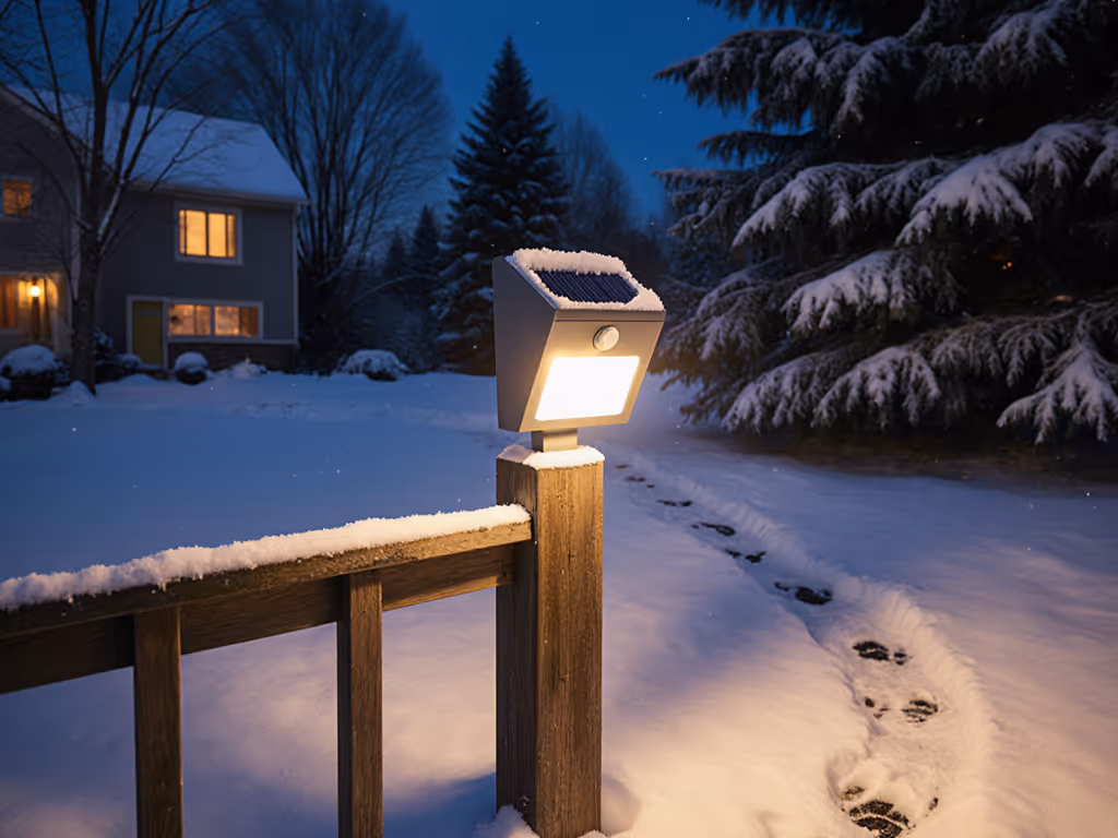 Solar Motion Sensor Lights That Outlast Winter