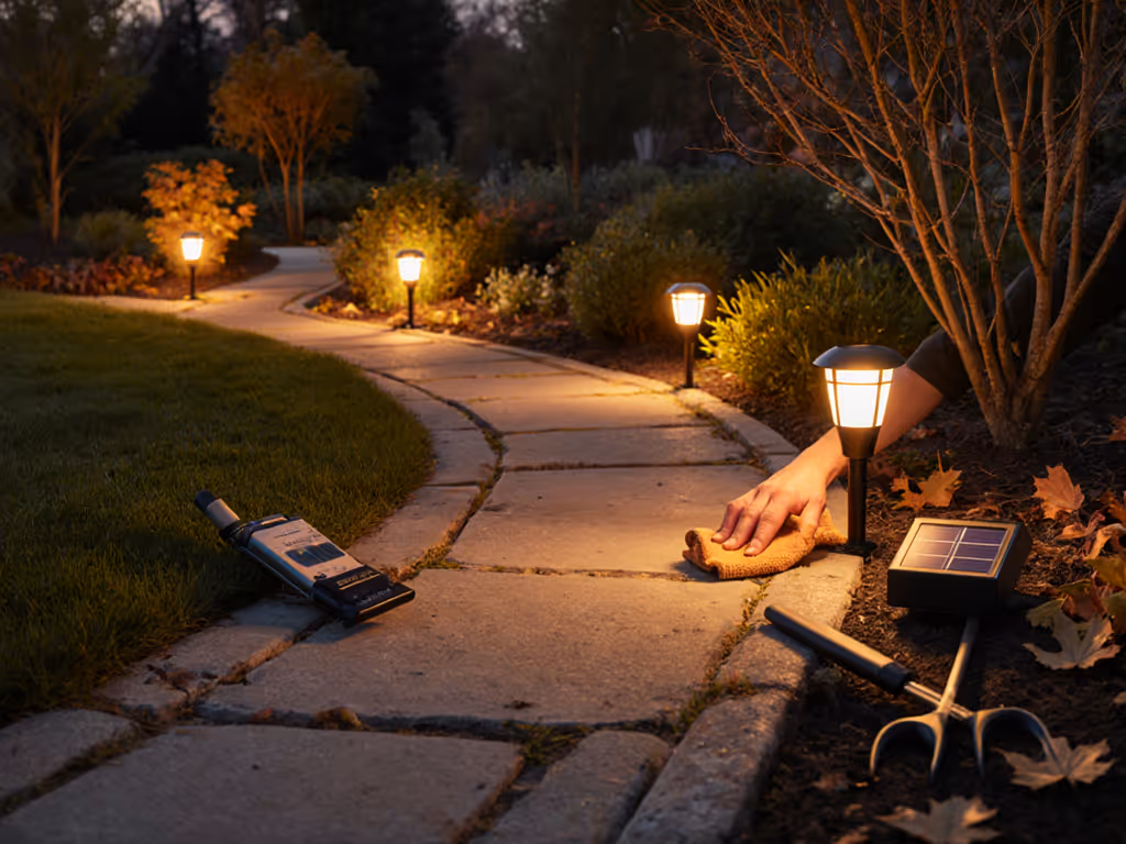 Seasonal Solar Light Maintenance: Year-Round Garden Glow