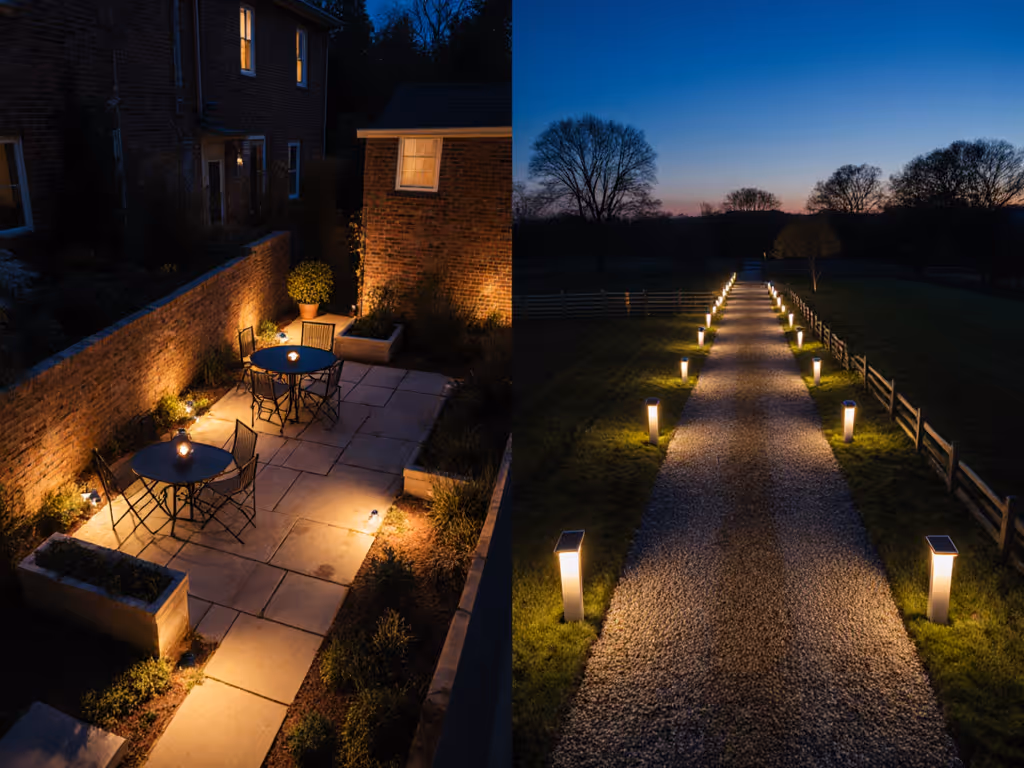 Yard Size Solar Lighting Guide: Urban Garden to Rural Property