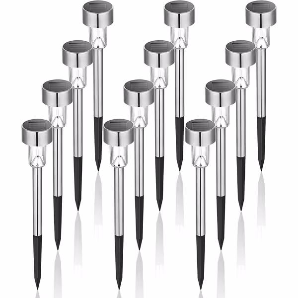 GIGALUMI Solar Garden Lights (12 Pack)