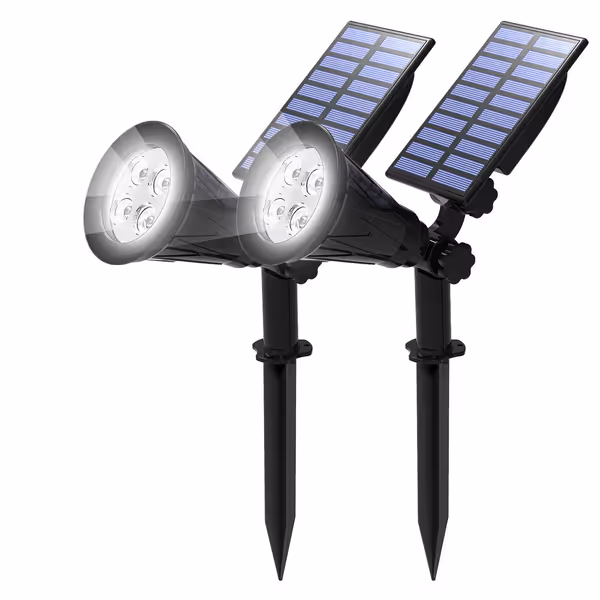 T-SUN Solar Spotlights Outdoor (2-Pack)