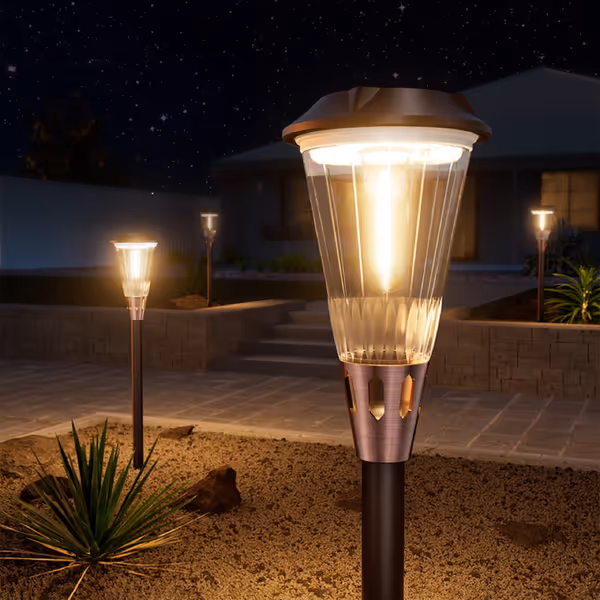 Bright Solar Lights Outdoor 6 Pack